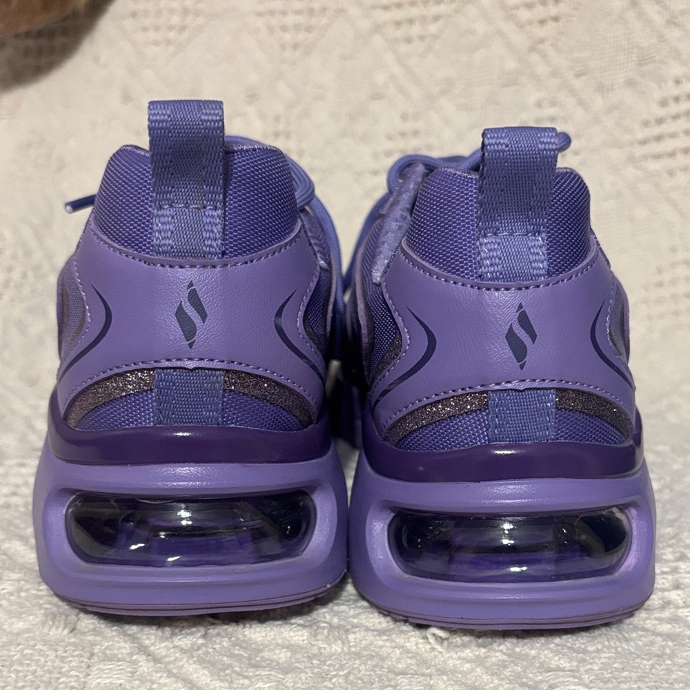 Skechers Purple Athletic Shoes - Picture 5 of 7